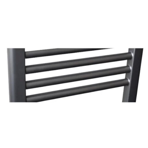 Sanicare design radiator midden aansluiting recht 160 x 60 cm. Gunmetal 