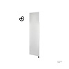 Sanicare Radiator Sanicare Denso 180 x 40 cm. Mat Wit Thermostaat Chroom Linksonder