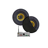 Aquasound Wifi-Audiosysteem Aquasound Airplay + DLNA 70 Watt Incl Zumba Speakers Mat Zwart