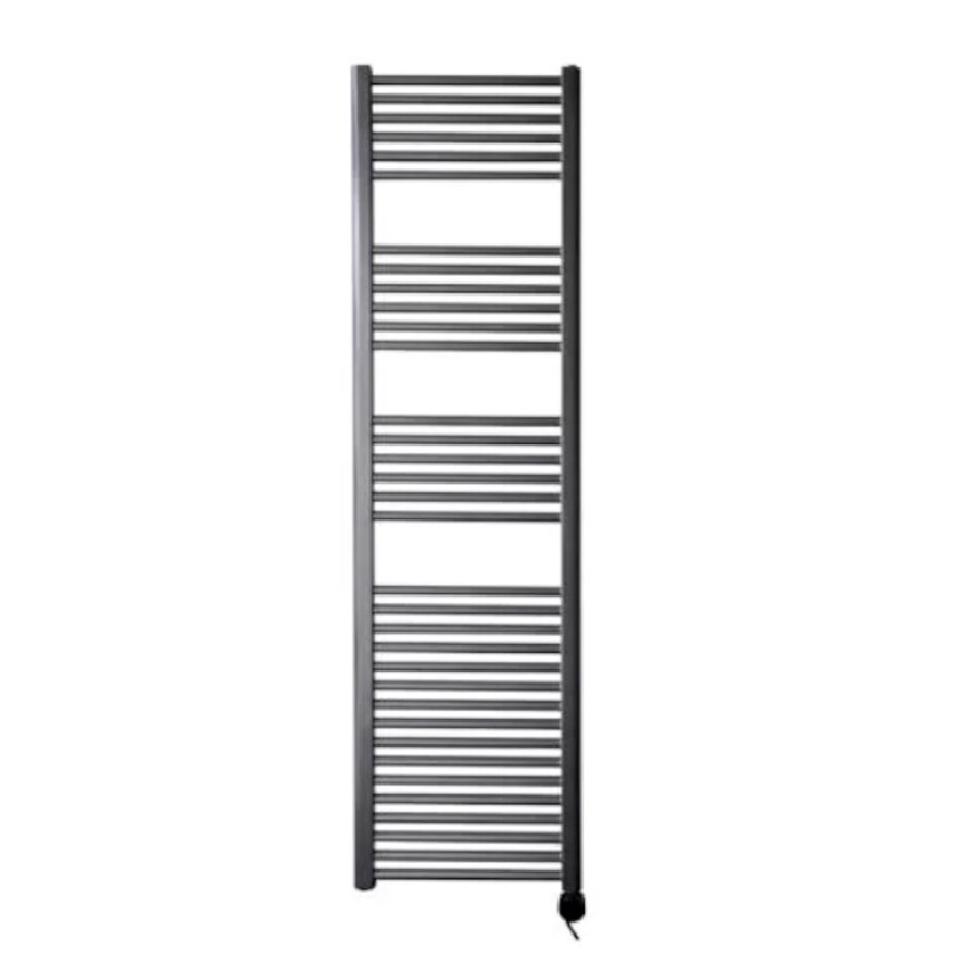 Radiator Sanicare Snode Met Wifi 172 x 60 cm Gunmetal Met Thermostaat Zwart