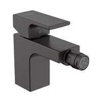 Bidetkraan HansGrohe Vernis Shape Eengreeps Zinc Mat Zwart