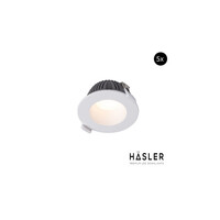 Inbouwspot Häsler Greccio Incl. Fase Aansnijding Dimbaar 8.8 cm 3.6 Watt Warm Wit Set 10x