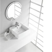 Wiesbaden Larx wastafel 460x460x165mm