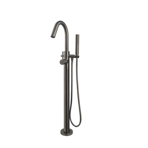 Badkraan Wiesbaden Caral Vrijstaand Mengkraan Compleet Gunmetal 