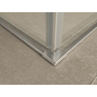 Douchecabine Hoekinstap Wiesbaden Inclusief Twee Schuifdeuren 90x90x200 cm 8mm NANO Glas