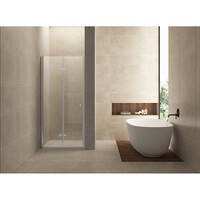 Wiesbaden vouwbare nisdeur 900x2020 links 8mm NANO glas