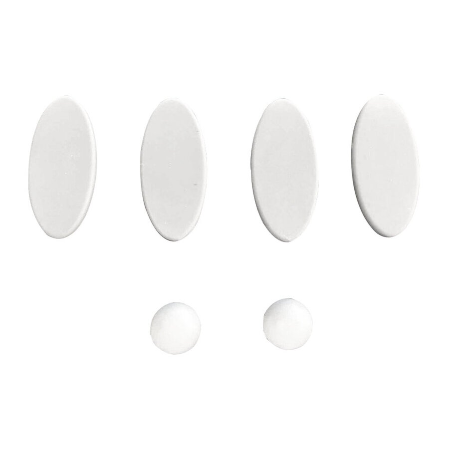 Toiletzitting Wiesbaden Flatline 2.0 Met Deksel One Touch Wit