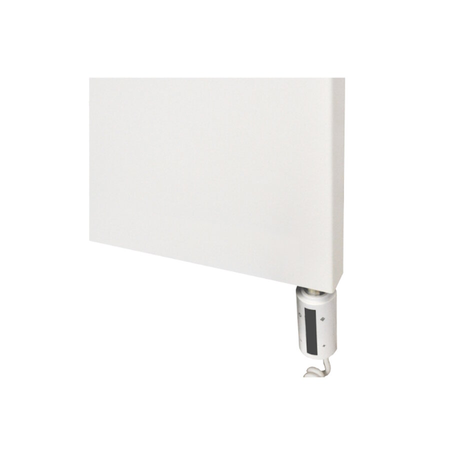 Radiator Sanicare Denso Met WiFi 180 x 40 cm Mat Wit Met Thermostaat Wit Linksonder