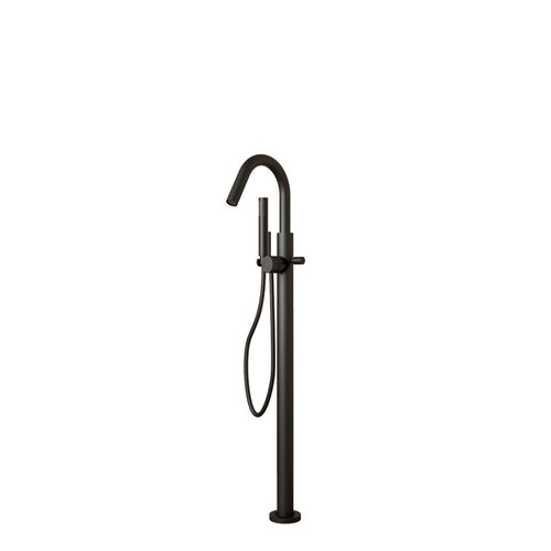 AQS Badkraan Cemal Vrijstaand Mengkraan Compleet Mat Zwart 