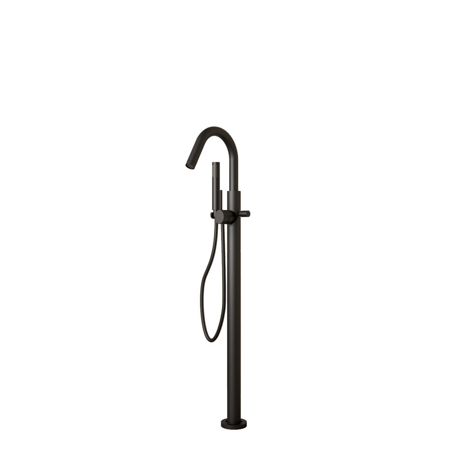 AQS Badkraan Cemal Vrijstaand Mengkraan Compleet Mat Zwart