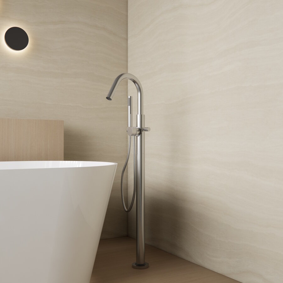 Vrijstaande Badkraan Boss & Wessing Cemal Thermostatisch Messing Chroom