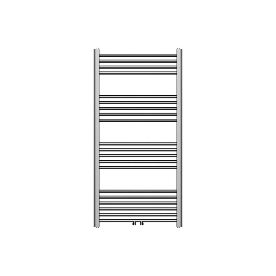 Handdoek Radiator BWS Cory 120x60 cm 414 Watt Midden en Zijaansluiting Gunmetal