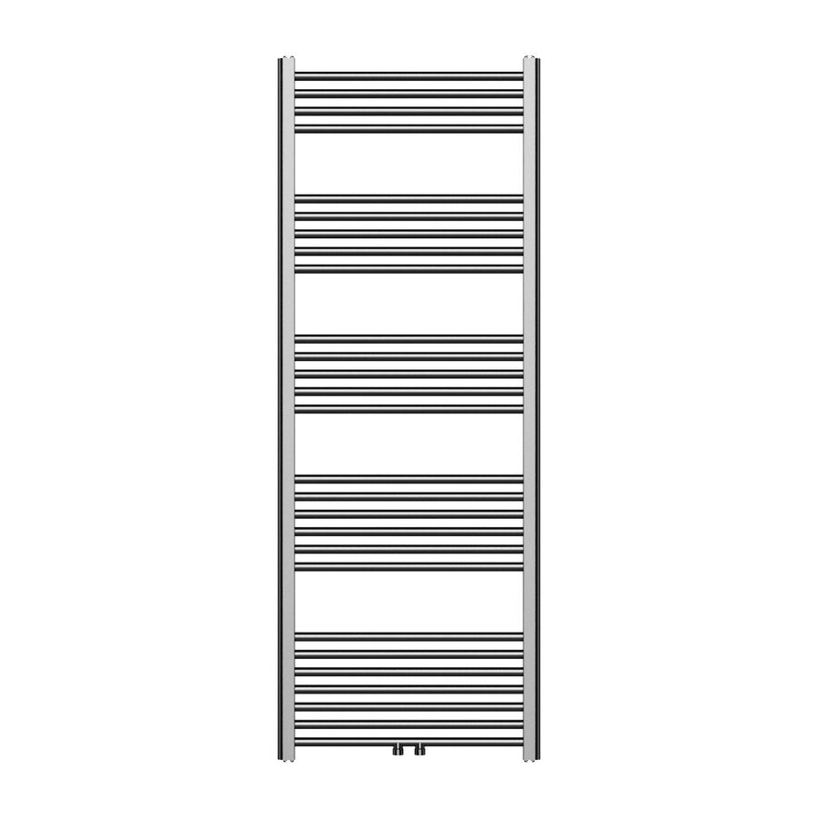 Handdoek Radiator BWS Cory 160x60 cm 557 Watt Midden en Zijaansluiting Gunmetal