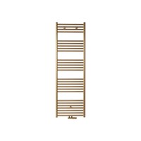 Handdoek Radiator BWS Cory 160x60 cm 557 Watt Midden en Zijaansluiting Geborsteld Messing Goud