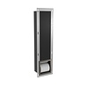 Reserve Toiletrolhouder Inbouw AQS Geborsteld Gunmetal Torelaat