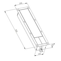 Reserve Toiletrolhouder Inbouw AQS Geborsteld Koper/Brons Torelaat
