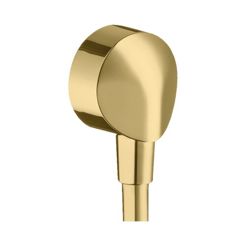 Muuraansluitbocht FixFit E HansGrohe Zonder Terugslagklep Gepolijst Goud 