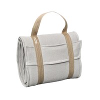 Saunasofa Calm Mat en Kussen Met Draagriem Grijs