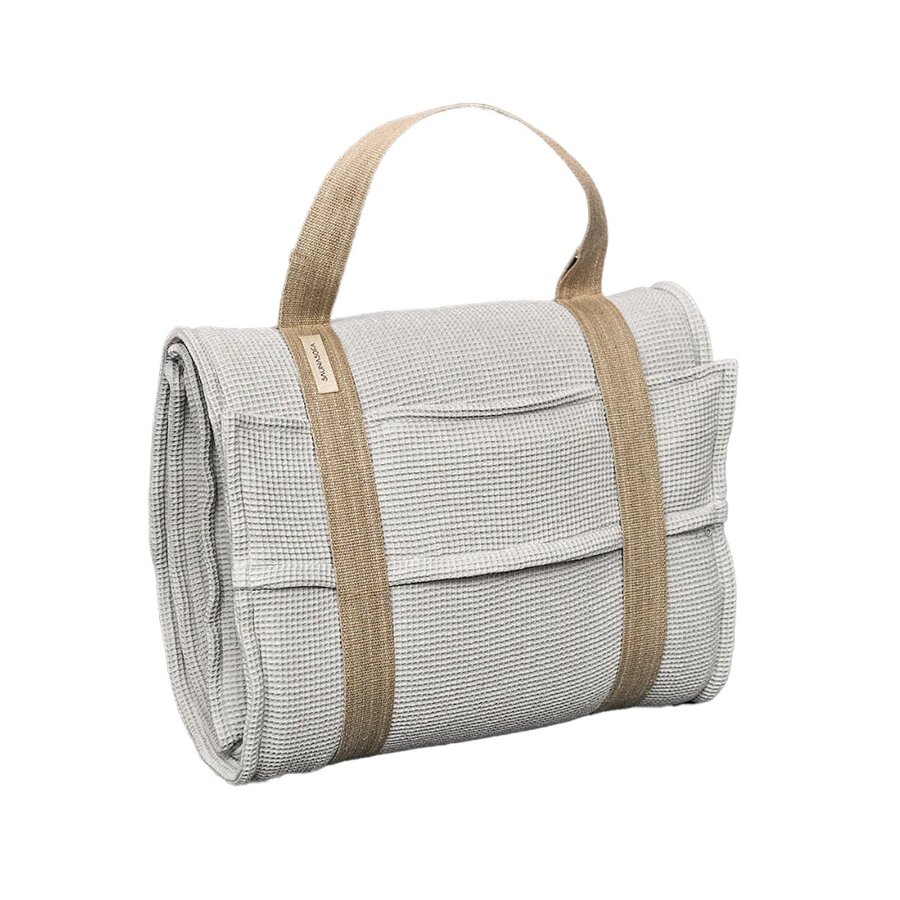 Saunasofa Calm Mat en Kussen Met Draagriem Grijs