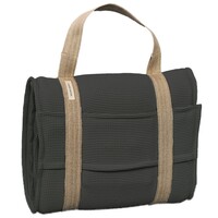 Saunasofa Calm Mat en Kussen Met Draagriem Antraciet