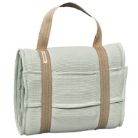 Saunasofa Calm Mat en Kussen Met Draagriem Groen