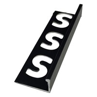 Tegelprofiel Faktum Recht Alu Mat Zwart 11 mm - 250 cm