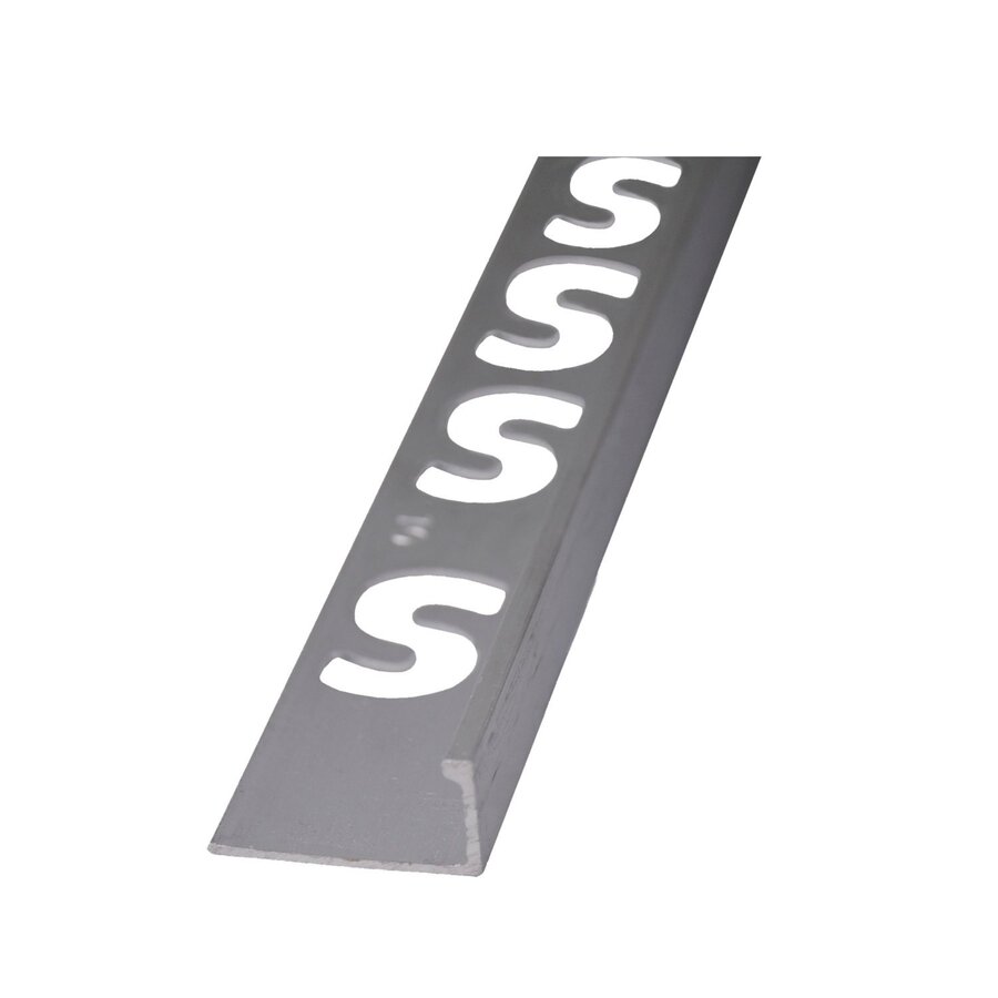 Tegelprofiel Faktum Recht Aluminium Zilver Mat 8 mm - 250 cm