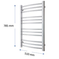 Designradiator TVS Nemo Wit 78.5 x 51 cm
