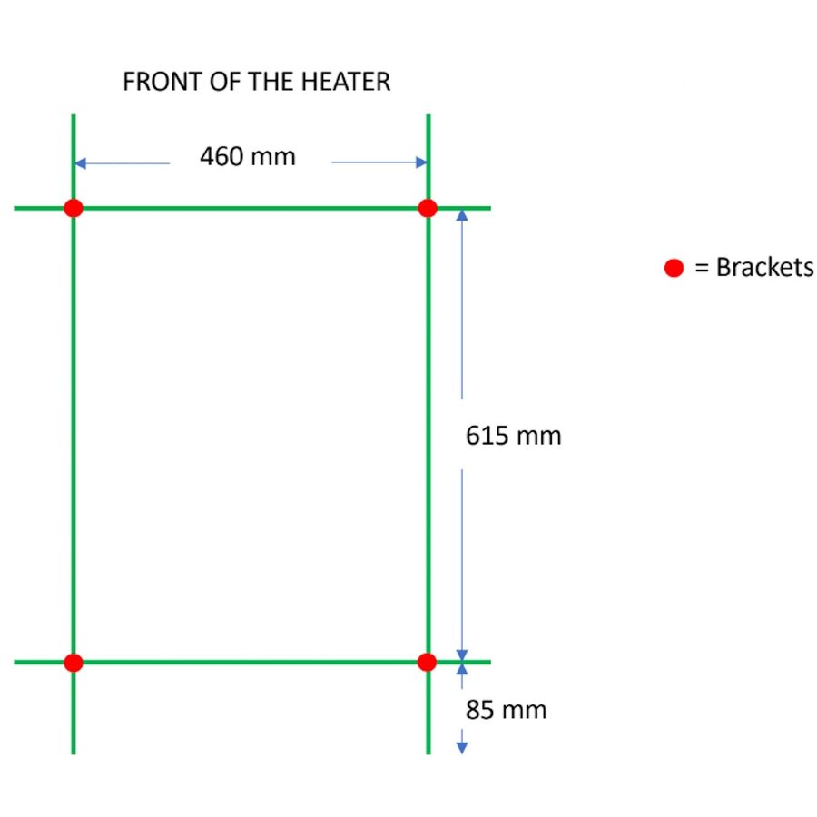 Designradiator TVS Nemo Wit 78.5 x 51 cm