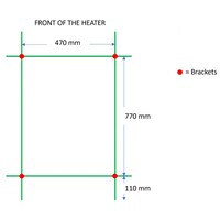 Designradiator TVS Nemo Wit 99 x 51 cm
