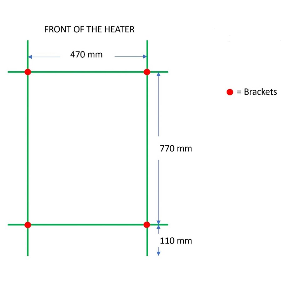 Designradiator TVS Nemo Wit 99 x 51 cm