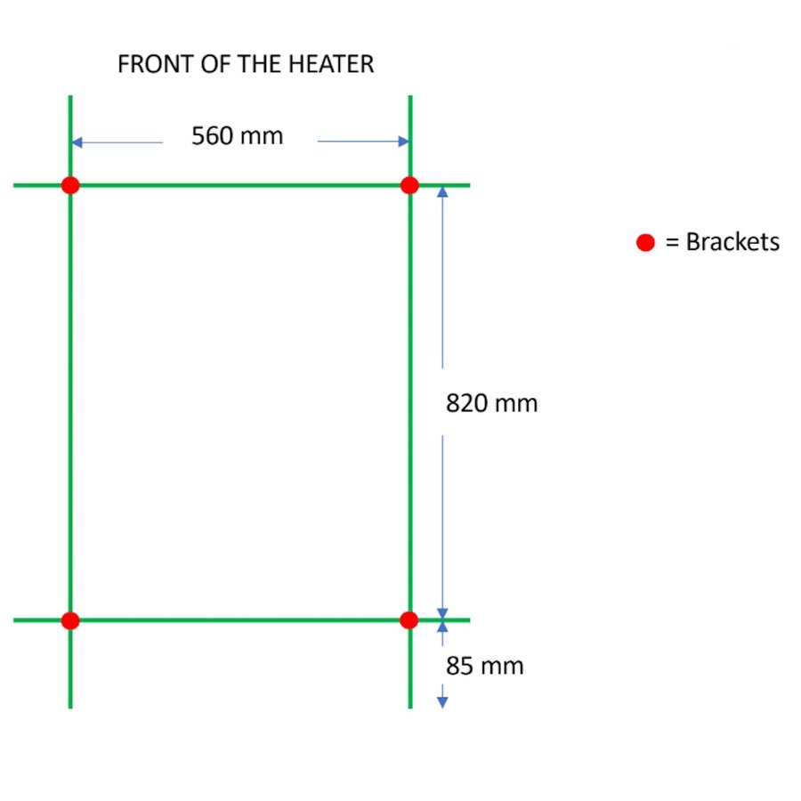 Designradiator TVS Nemo Wit 99 x 61 cm