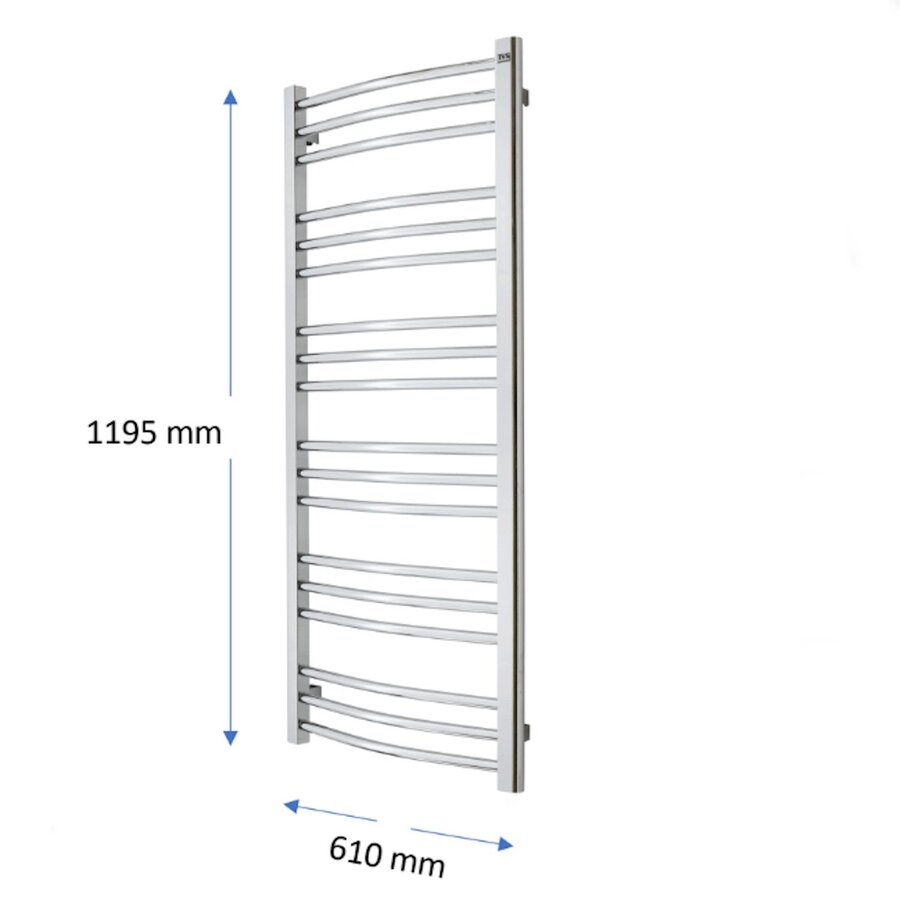 Designradiator TVS Nemo Wit 119.5 x 61 cm
