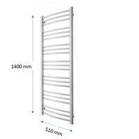 Designradiator TVS Nemo Wit 140 x 51 cm