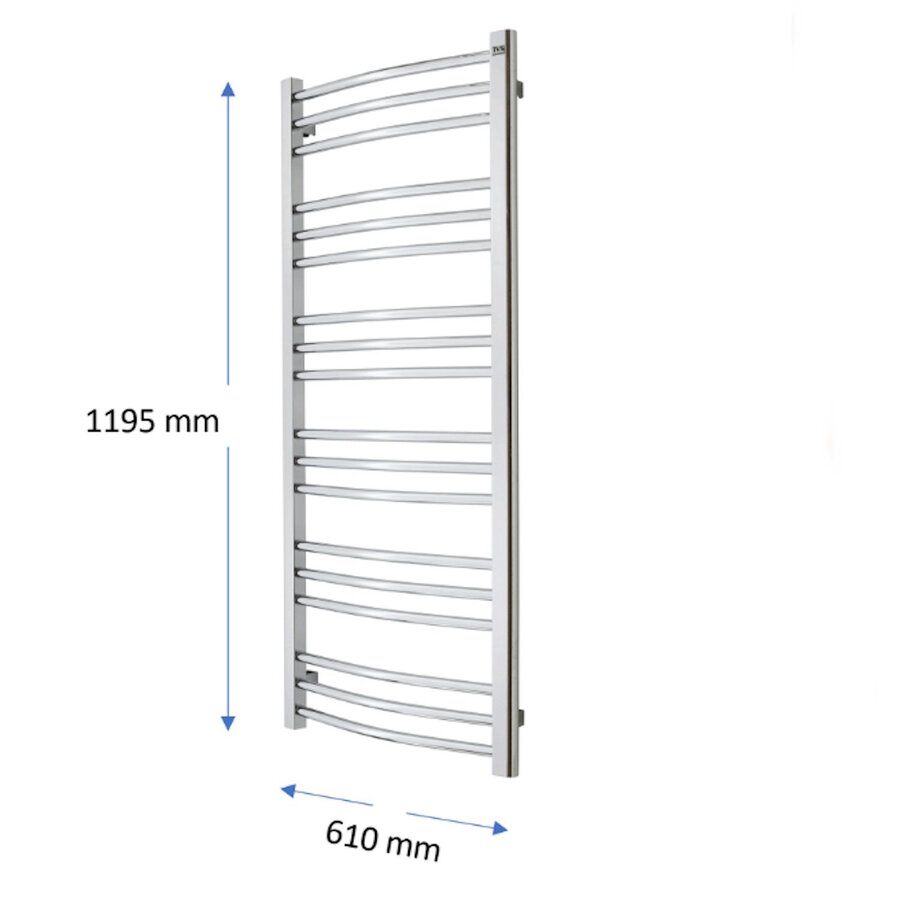 Designradiator TVS Nemo Wit 140 x 61 cm