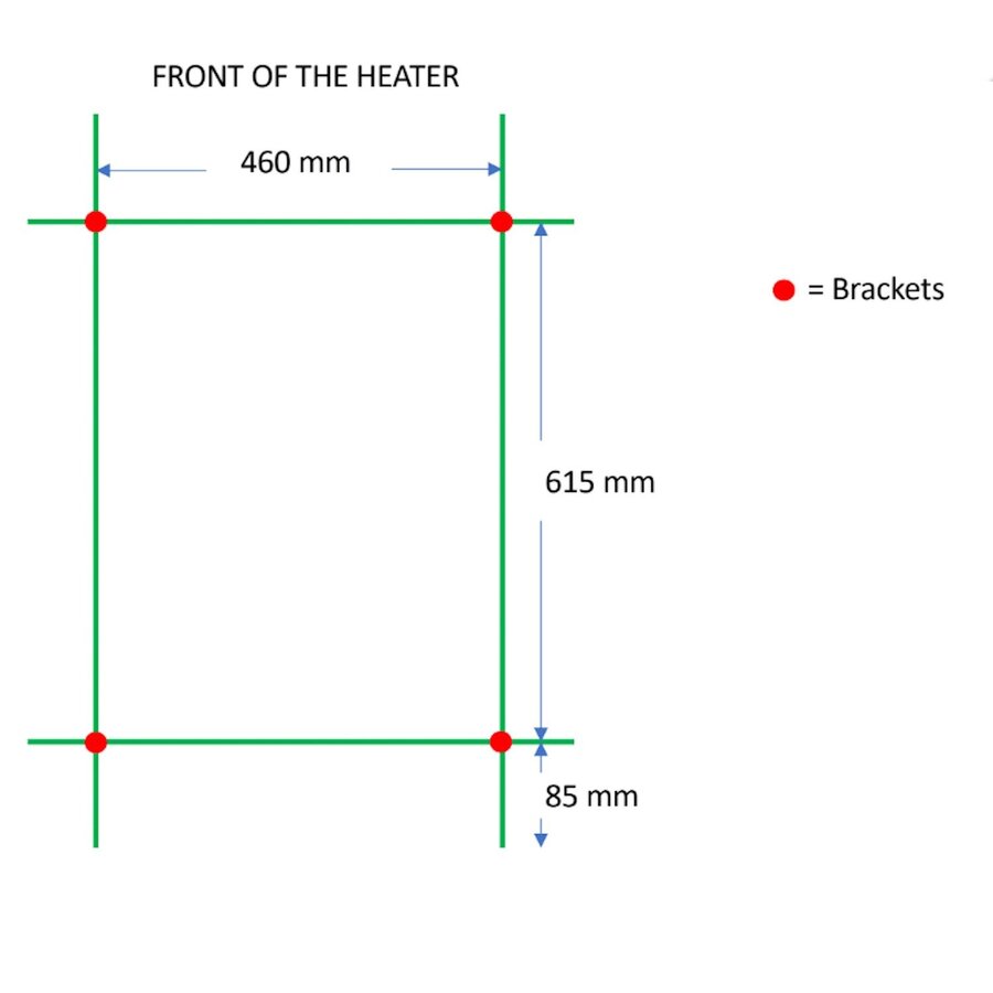 Designradiator TVS Nemo Chroom 78.5 x 51 cm