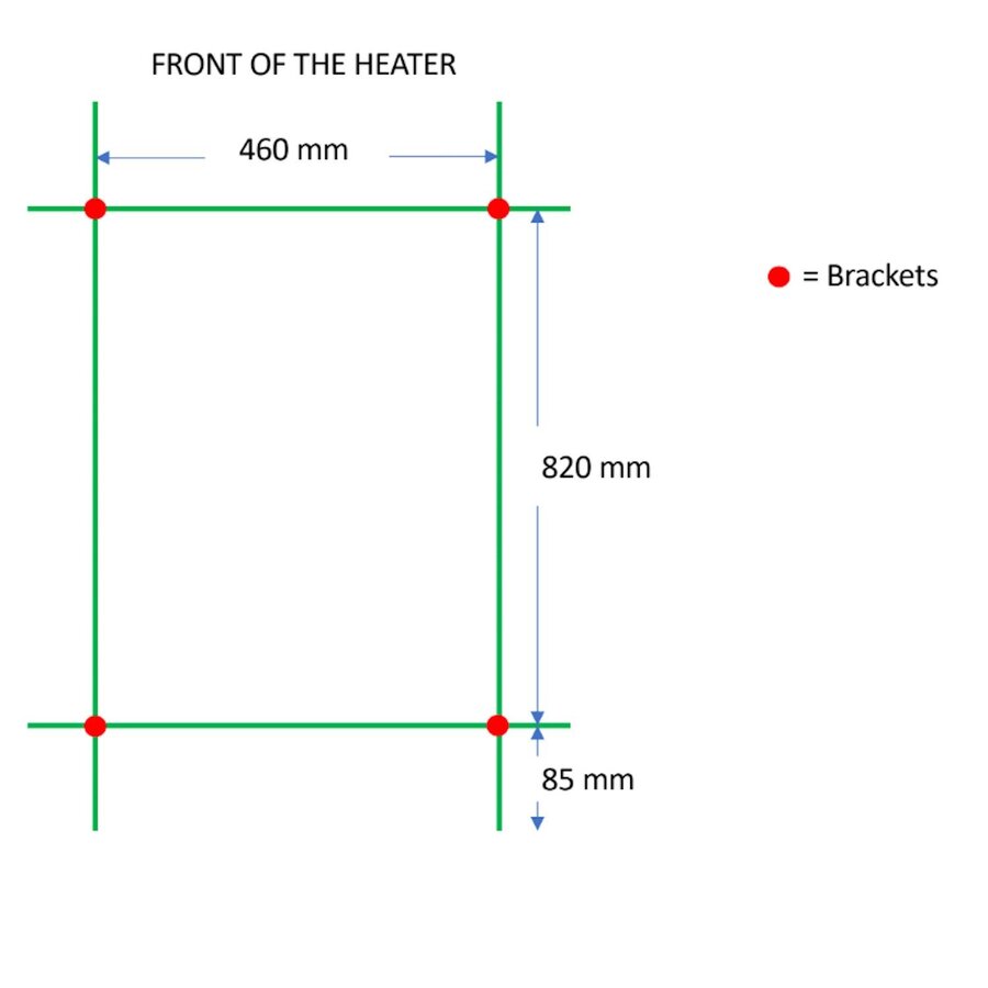 Designradiator TVS Nemo Chroom 99 x 51 cm