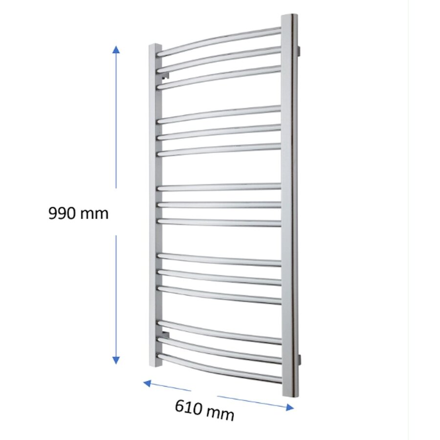 Designradiator TVS Nemo Chroom 99 x 61 cm