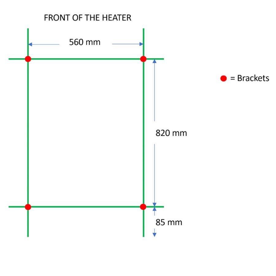 Designradiator TVS Nemo Chroom 99 x 61 cm