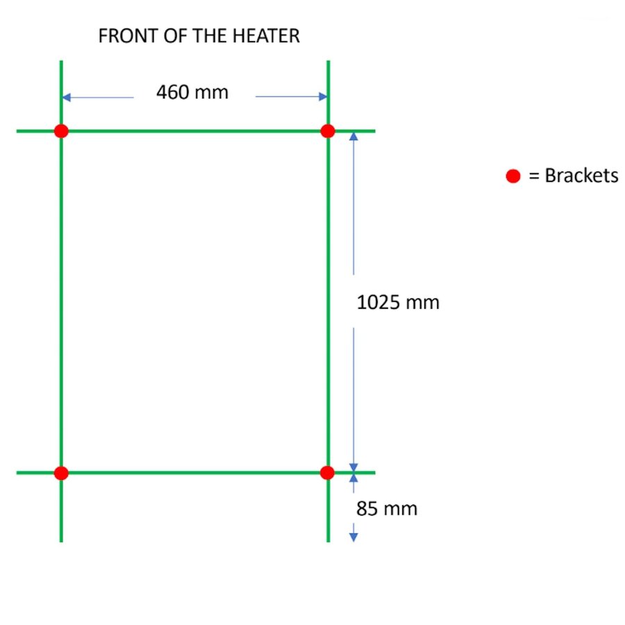 Designradiator TVS Nemo Chroom 119.5 x 51 cm