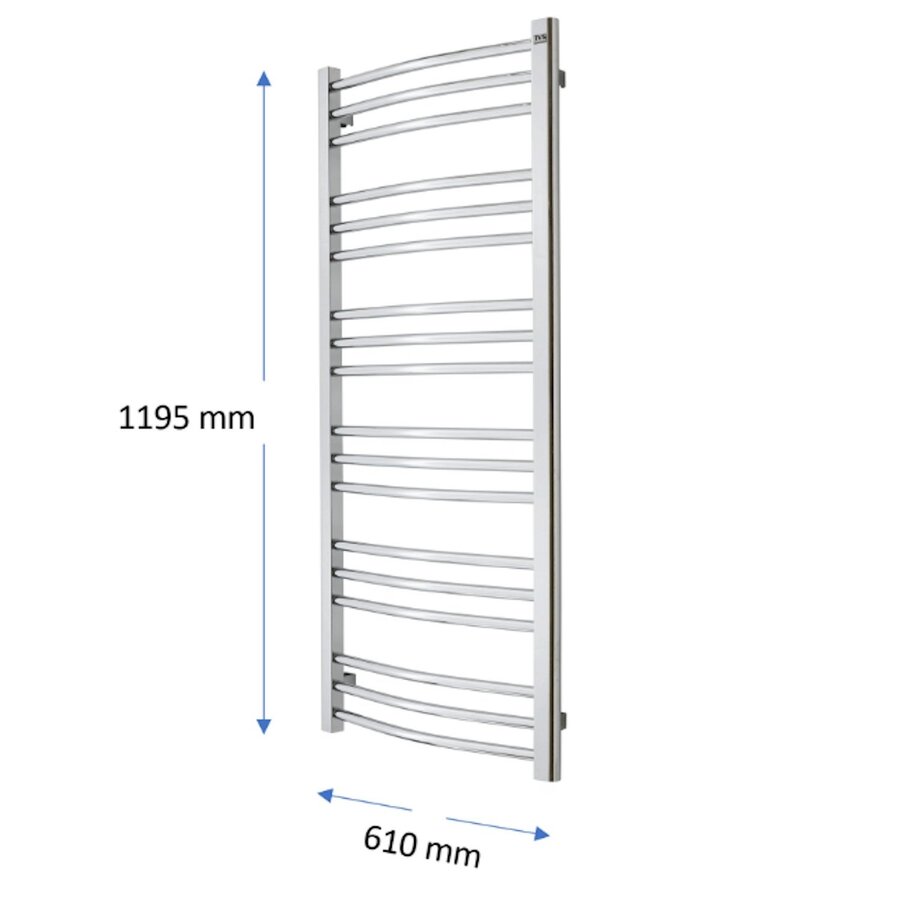 Designradiator TVS Nemo Chroom 119.5 x 61 cm