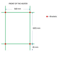 Designradiator TVS Nemo Chroom 119.5 x 61 cm