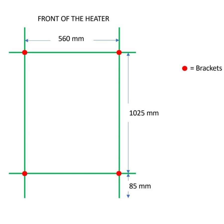 Designradiator TVS Nemo Chroom 140 x 61 cm