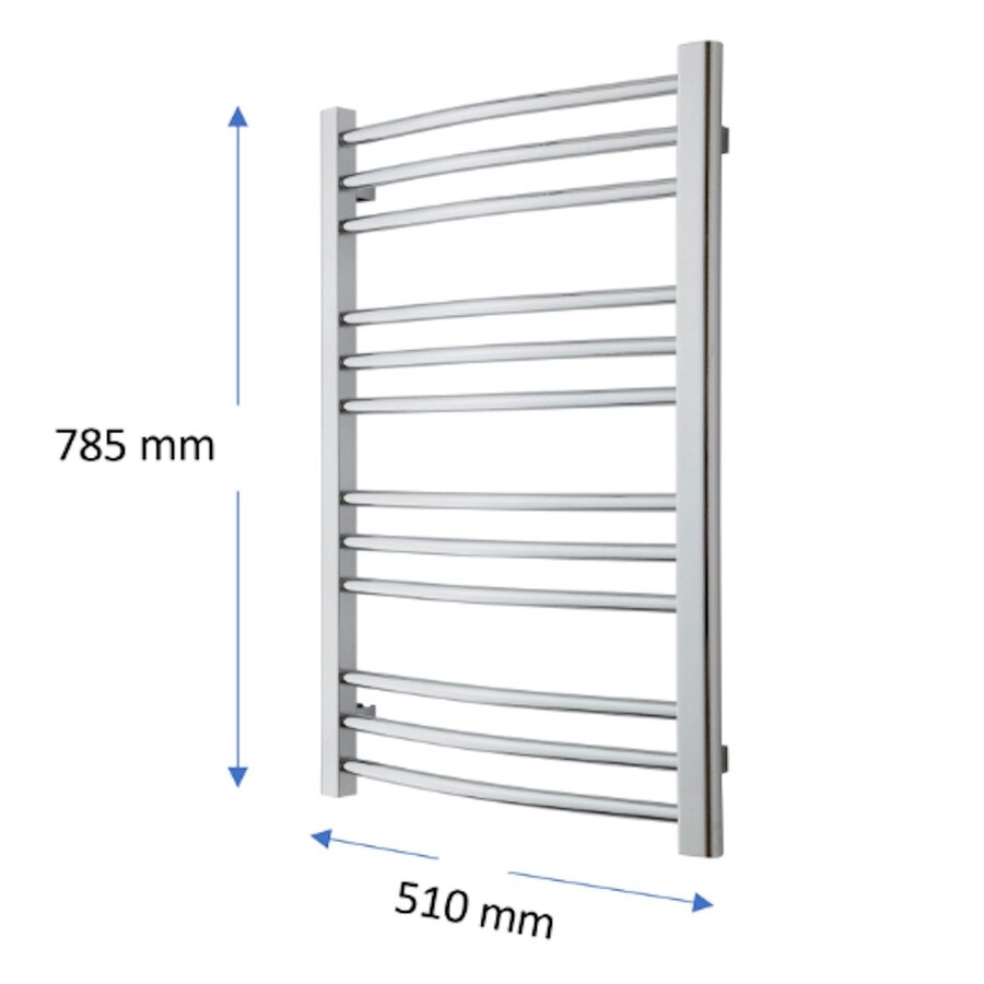 Designradiator TVS Nemo Zwart 78.5 x 51 cm