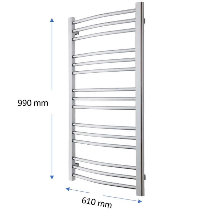 Designradiator TVS Nemo Zwart 99 x 61 cm