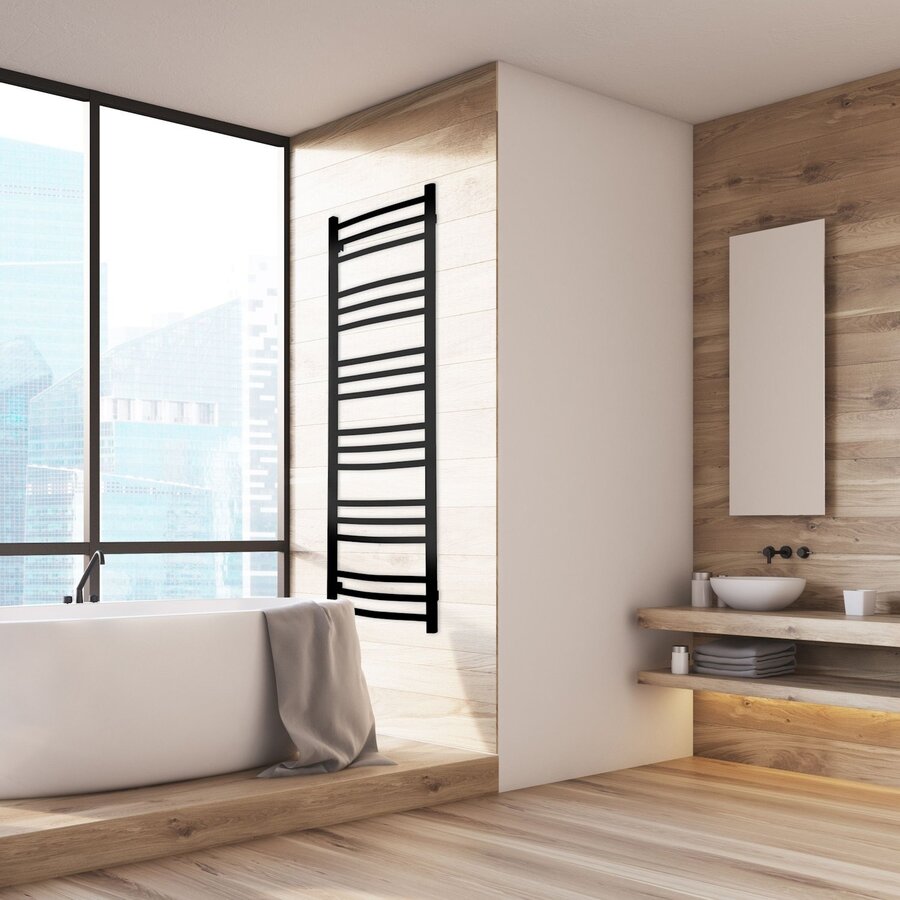 Designradiator TVS Nemo Zwart 119.5 x 51 cm