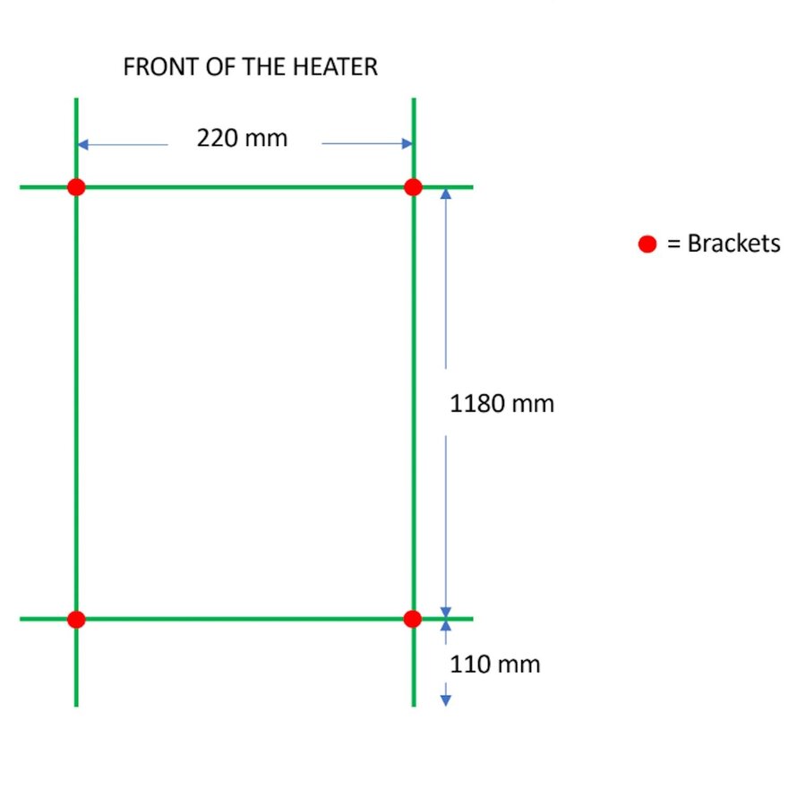 Designradiator TVS Kiro 3 Wit 140 x 26.5 cm