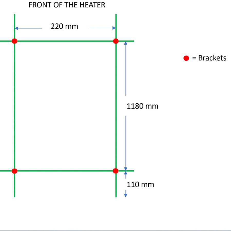 Designradiator TVS Kiro 3 Chroom 140 x 26.5 cm
