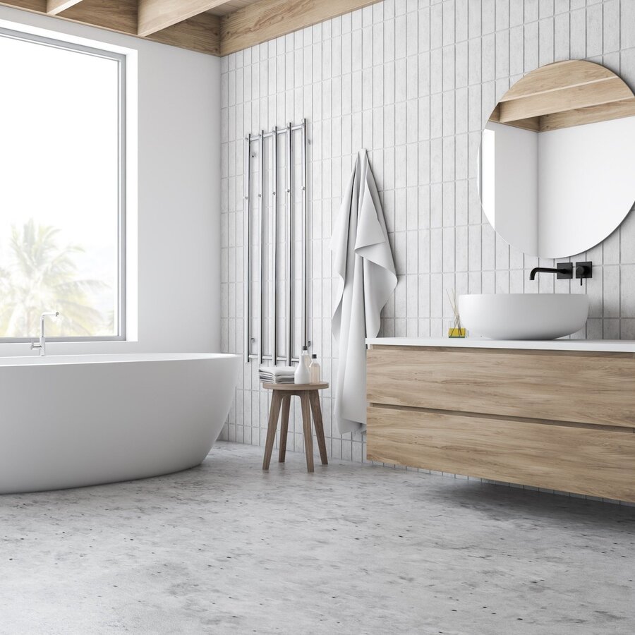 Designradiator TVS Kiro 5 Chroom 140 x 51.5 cm