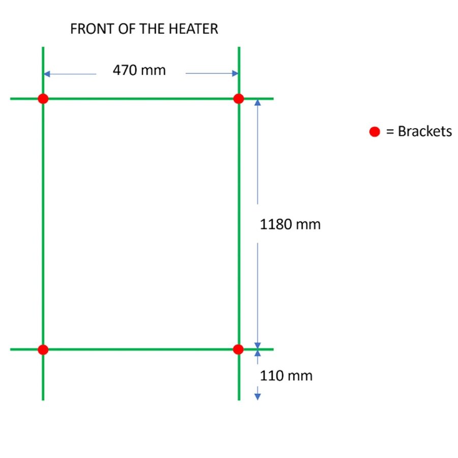 Designradiator TVS Kiro 5 Chroom 140 x 51.5 cm
